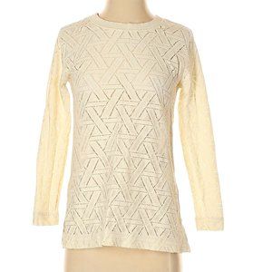 Banana Republic Ivory Semi Sheer Lace Top- Sz. XS